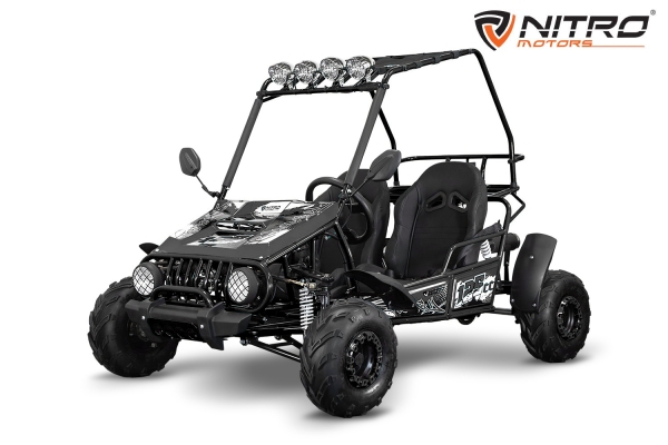 NITRO MOTORS Gokart 125cc midi Kinderbuggy RG7-A Hunt 7"